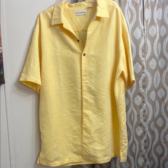 Caribbean Other - Caribbean Yellow Casual Button Down Shirt